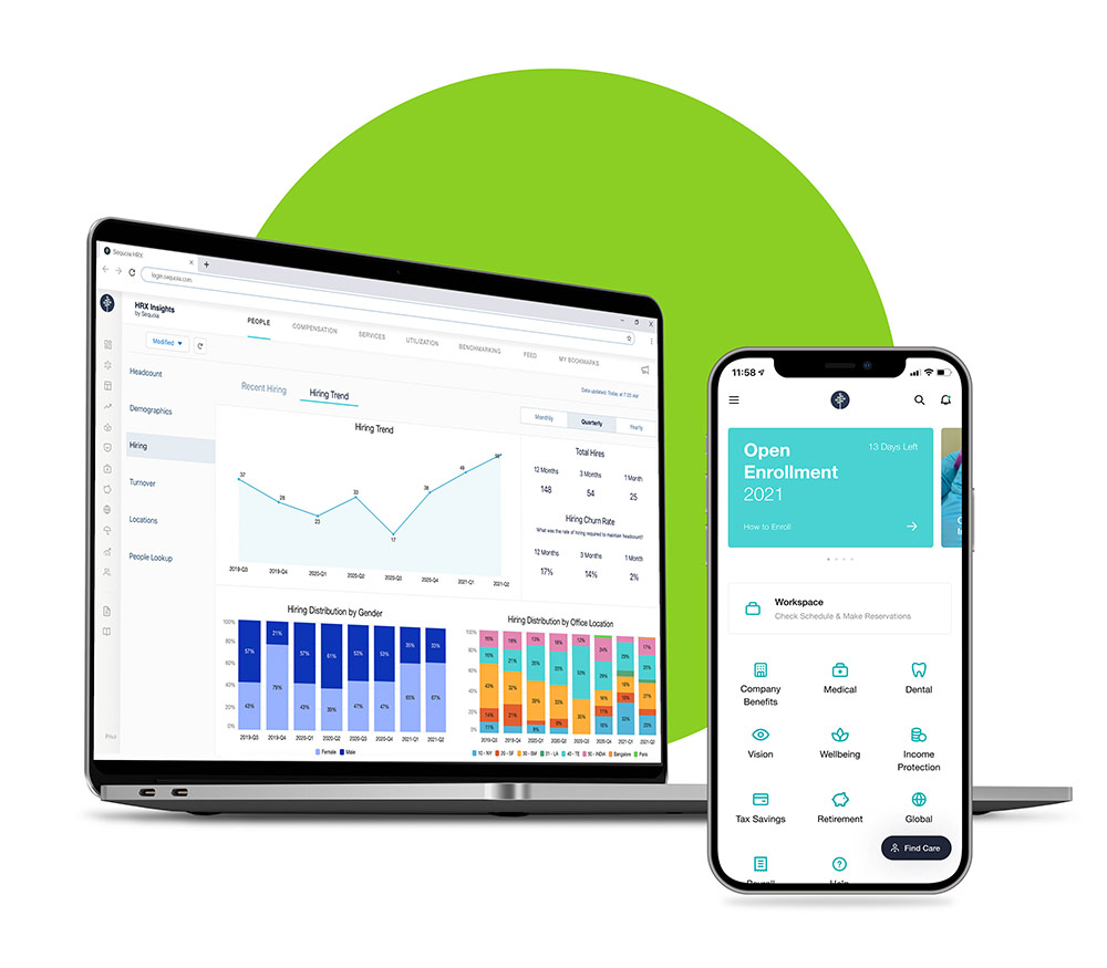 PX-and-Laptop-sideview-full Image of the Sequoia Platform and Mobile App