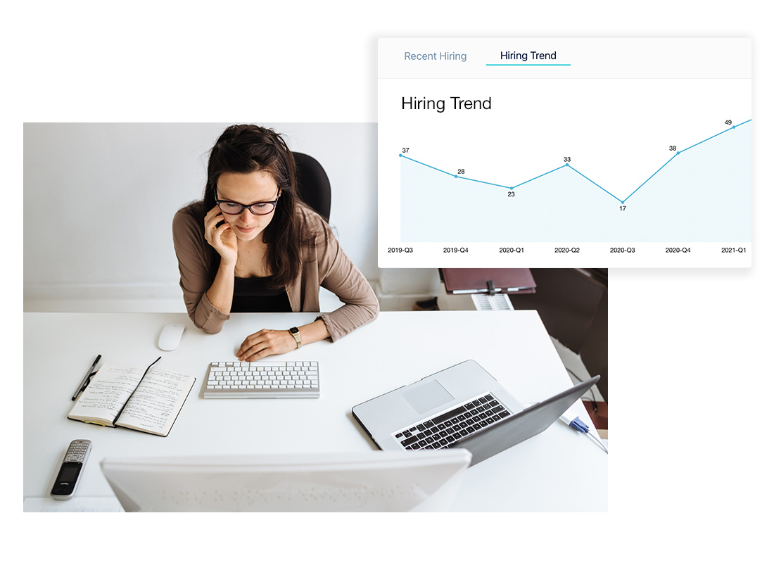 TR-Feature-03 Image of woman planning with data visual