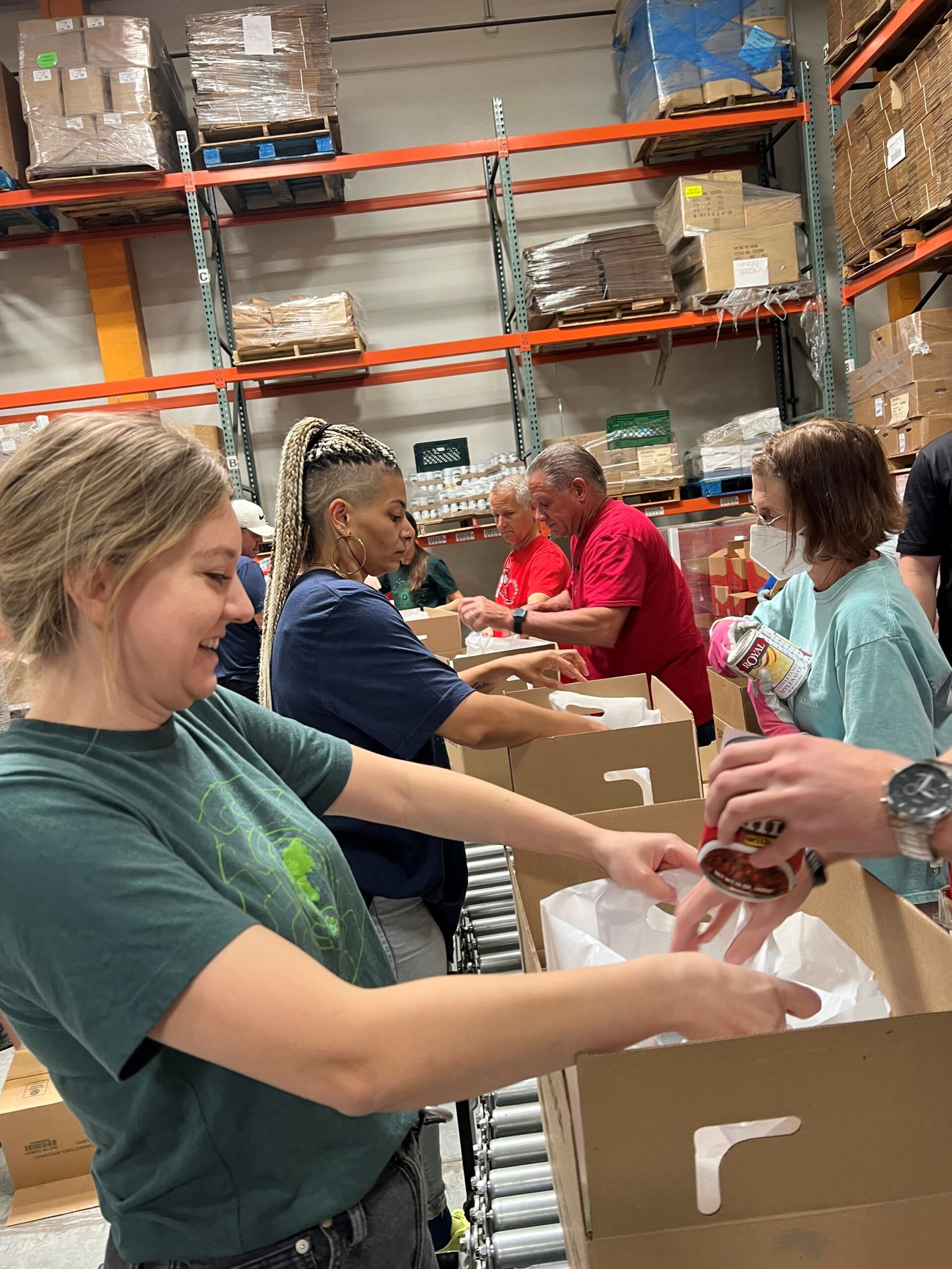 Sequoia Impact Volunteers Making Care Packages