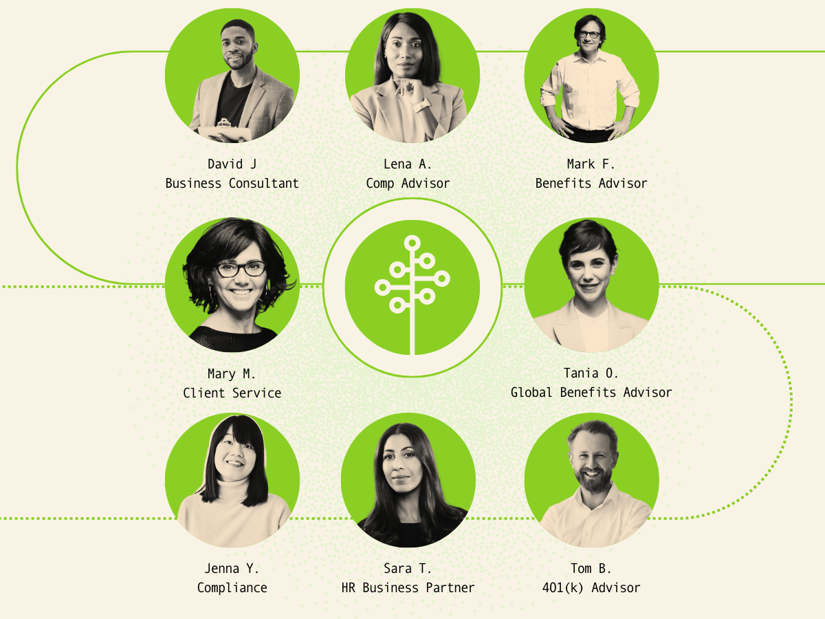 One Team A grid of headshots representing various members of the Sequoia service team