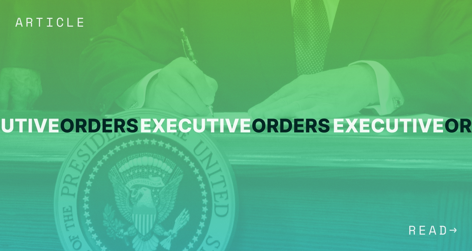Image that accompanies a blog on New Executive Orders: Impact on Group Health Plans